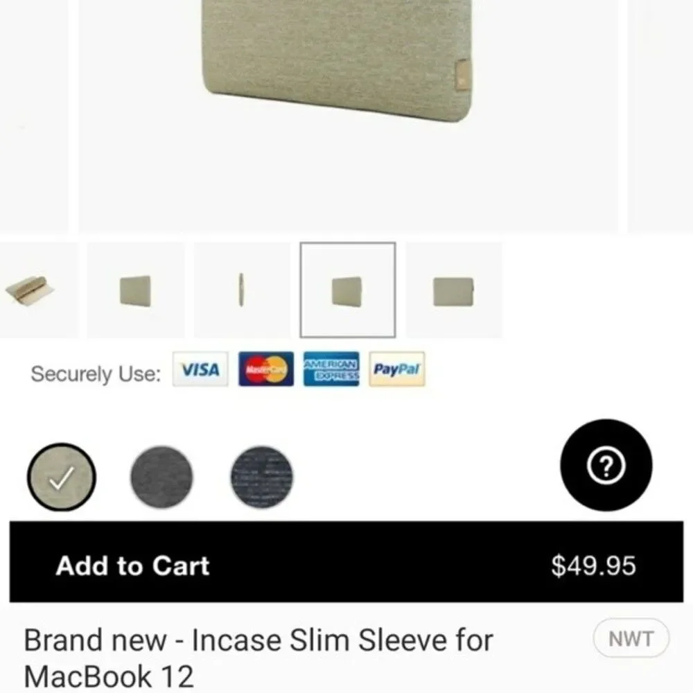 Brand new - Incase Slim Sleeve for MacBook 12